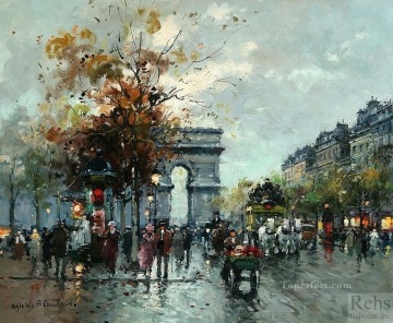 París Painting - AB campos elíseos arco de triunfo 1 París